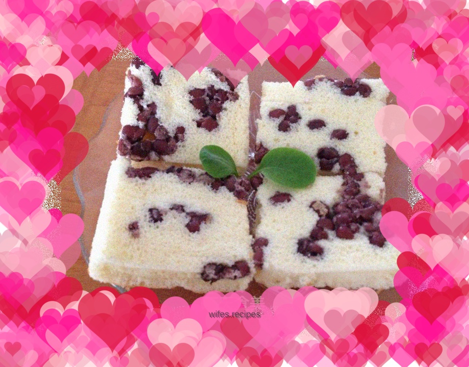 Red bean chiffon