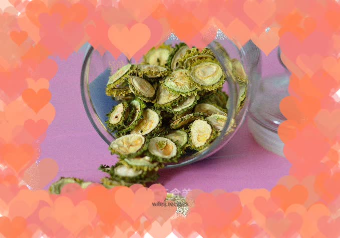 Homemade dried bitter melon