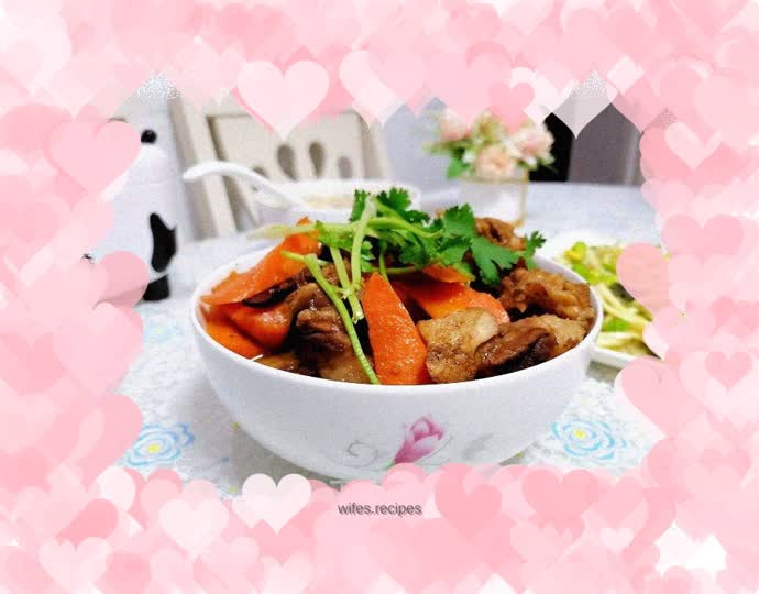 Carrot stewed oxtail