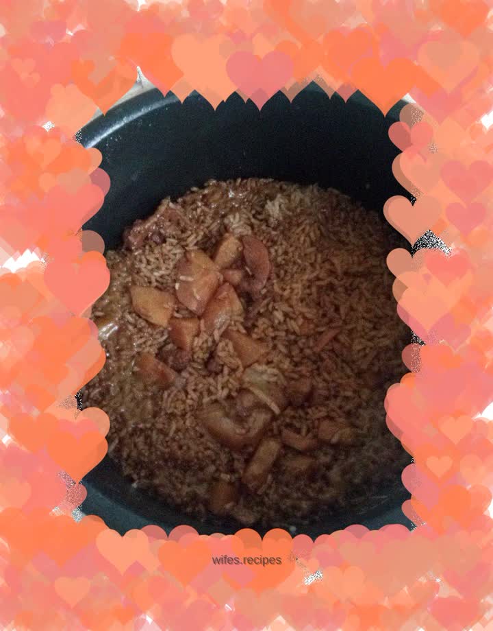 Chicken hand rice