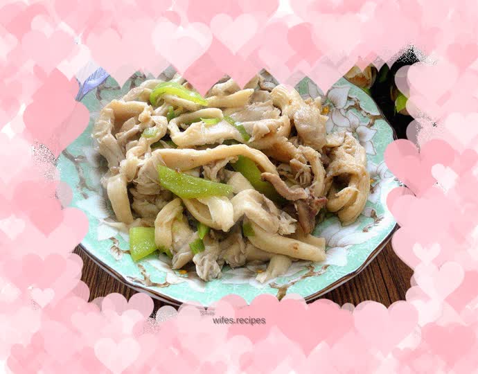 Stir-fried Pork with Mushrooms and Peppers