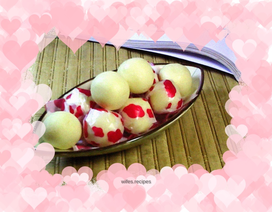 Handmade milk balls