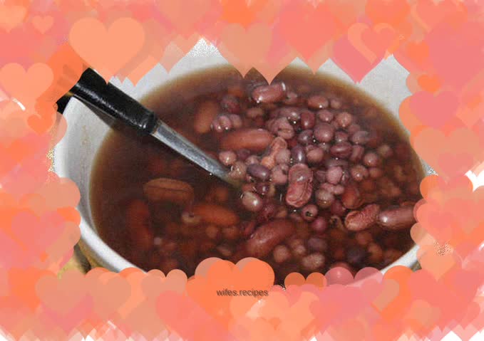 Barley and red bean water