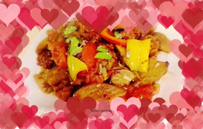 Charred meatballs and roasted eggplant