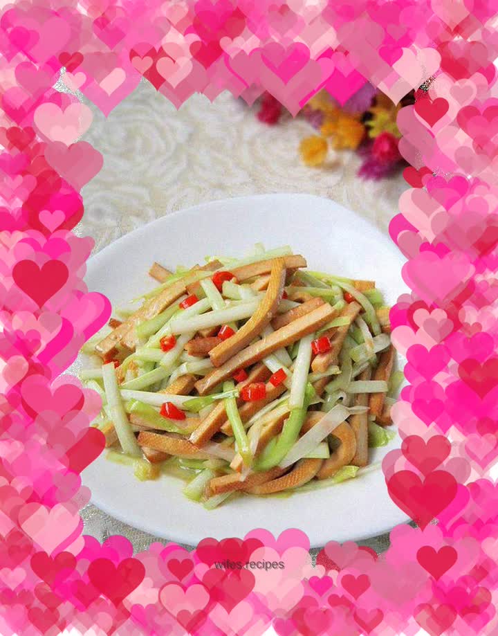 Stir-fried dried chives in oyster sauce