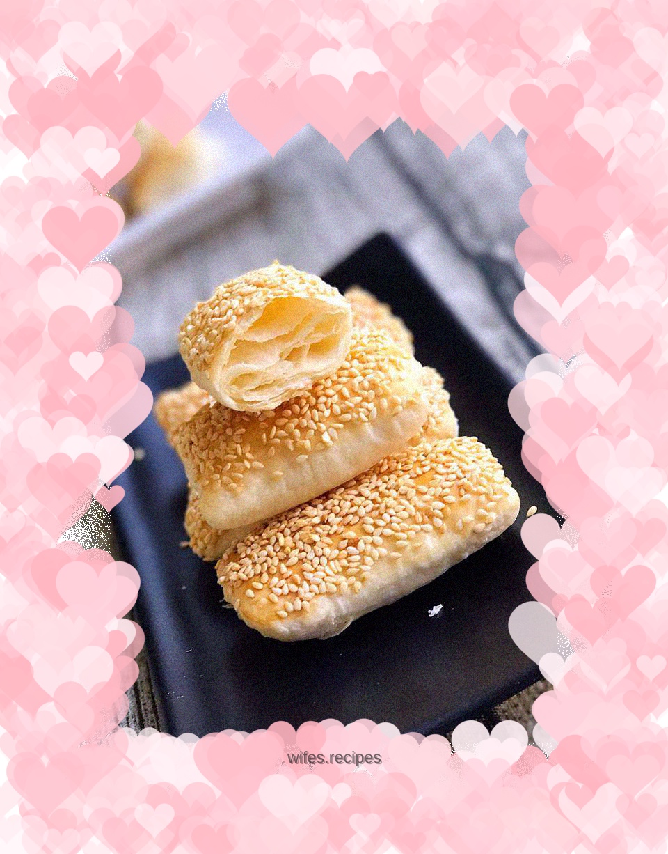 Sesame pancakes