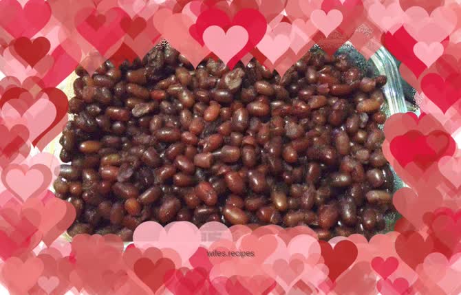 Homemade honey red beans - plump and successful every time
