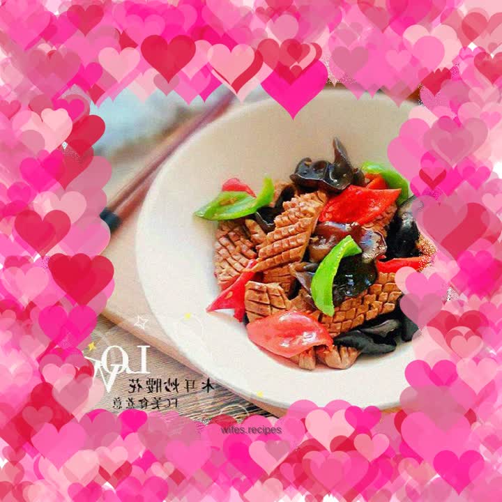 Stir-fried kidney with fungus