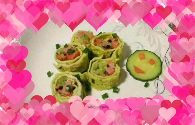 Green Sauce Egg Roll