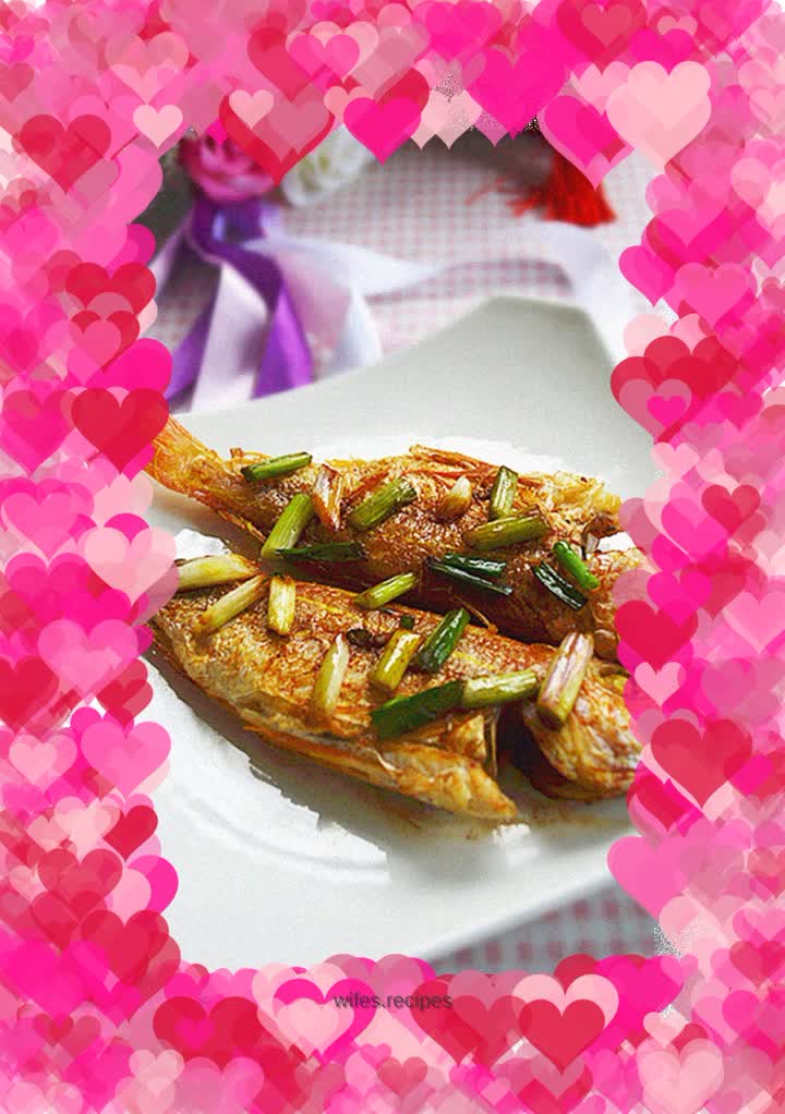 Pan-fried red cedar fish