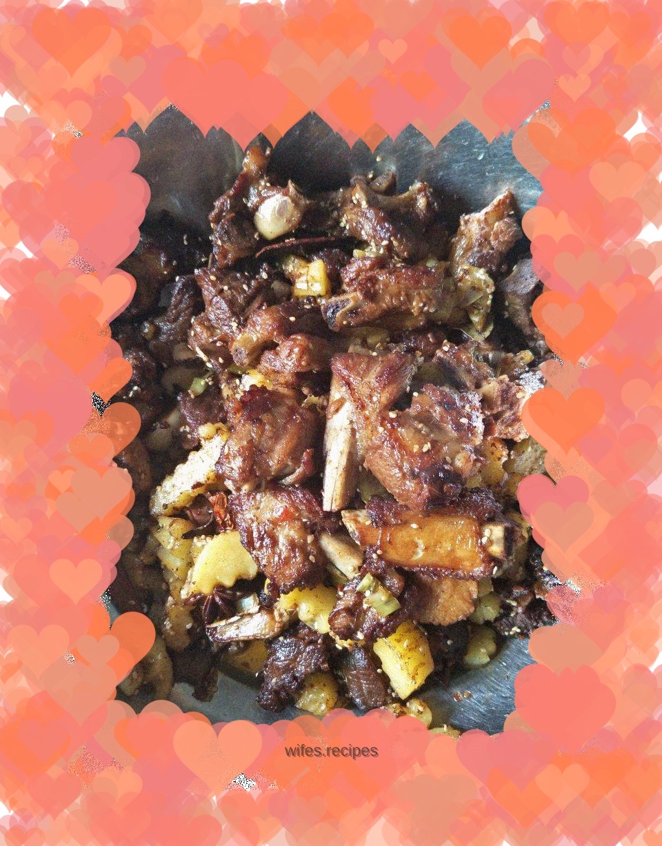 Dry pot potato ribs