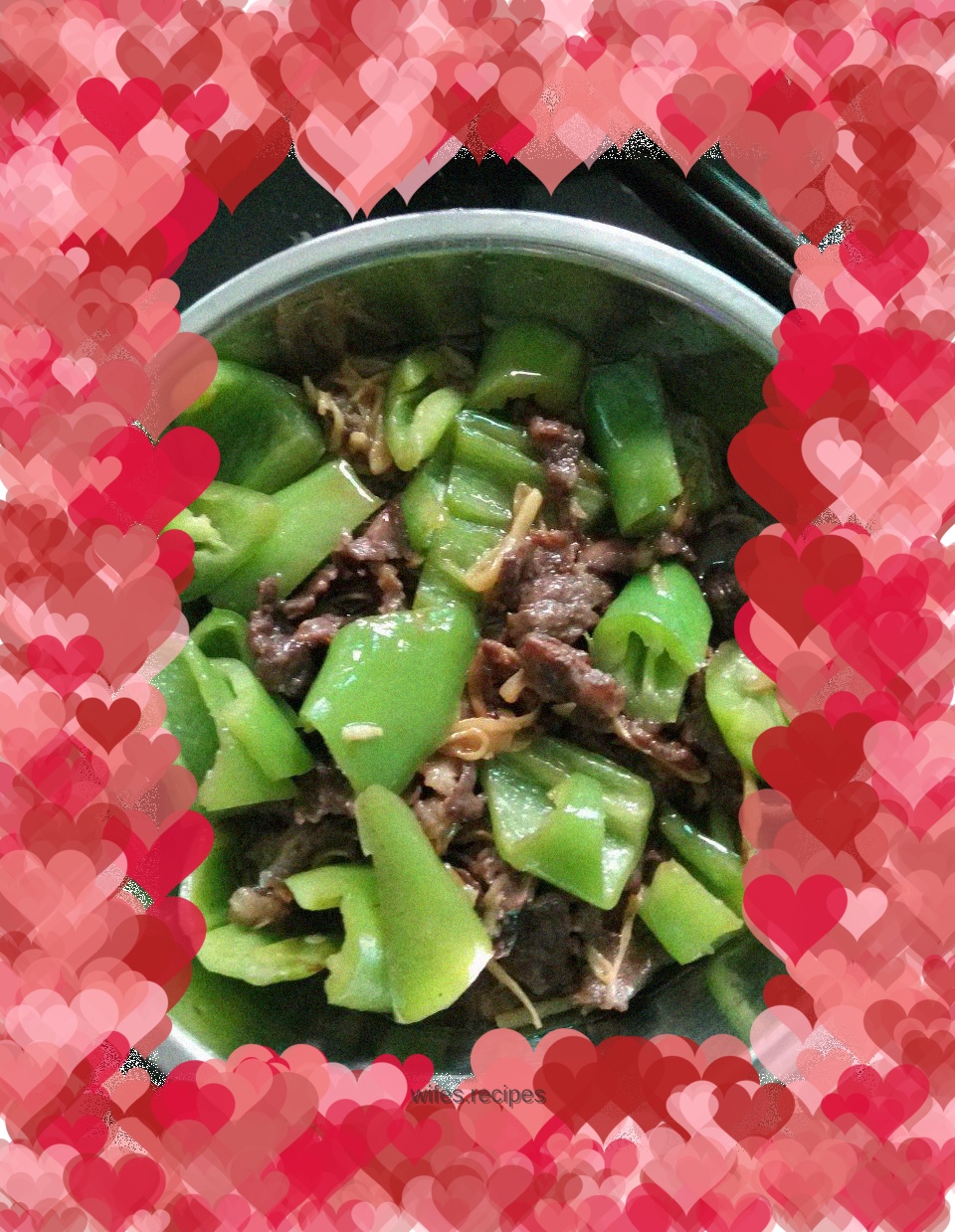 Stir-fried beef with hot pepper