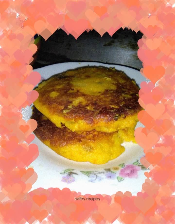 Yam and sweet potato cake