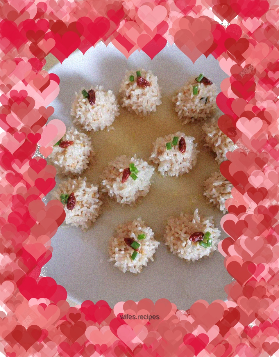 Glutinous rice crystal balls