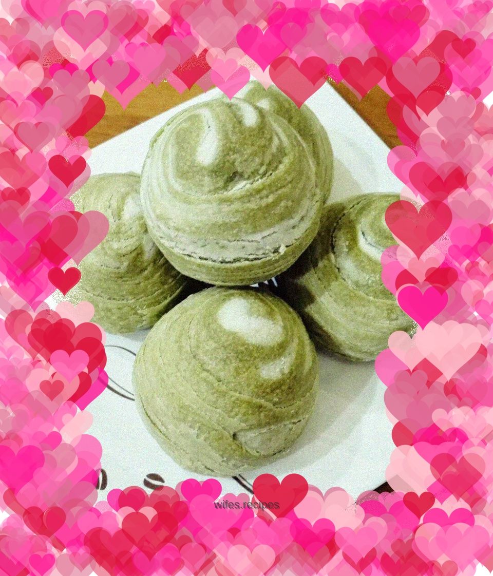 Chestnut matcha cake