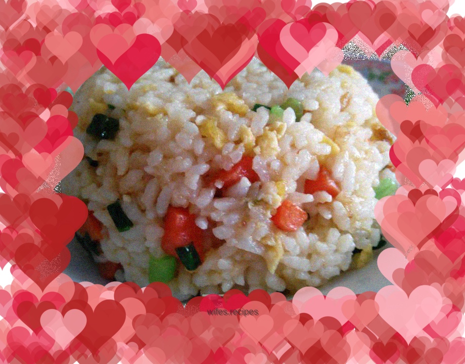 Baked Egg Fried Rice with Chives