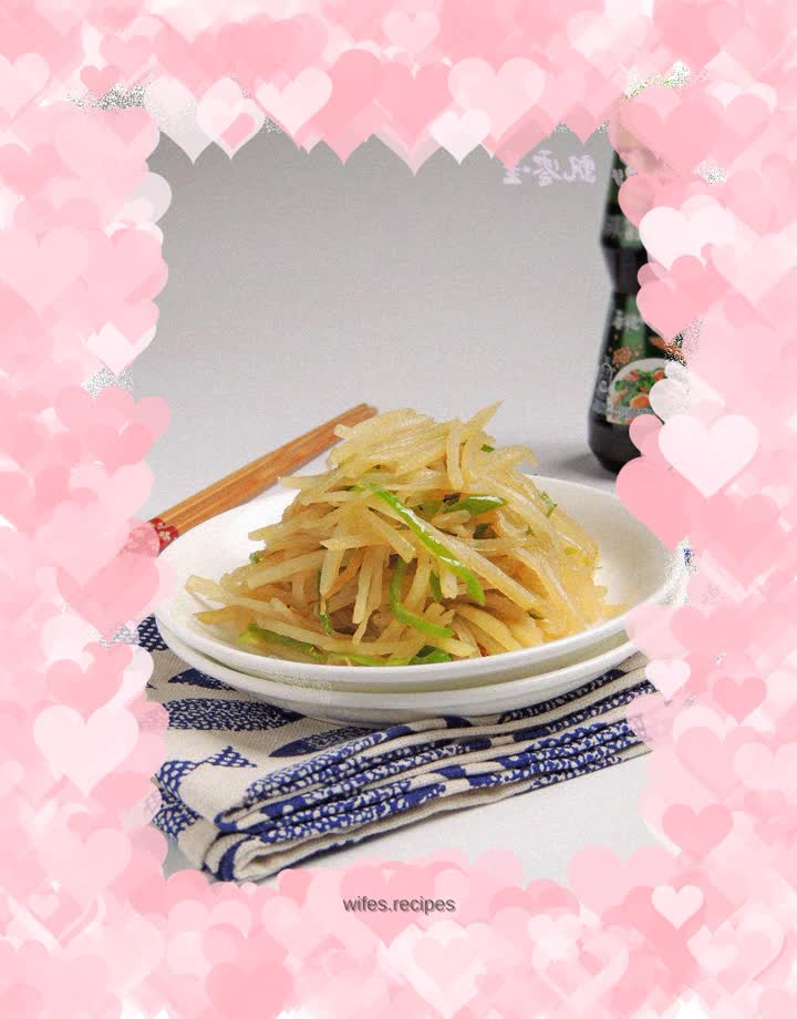 Fried shredded potatoes