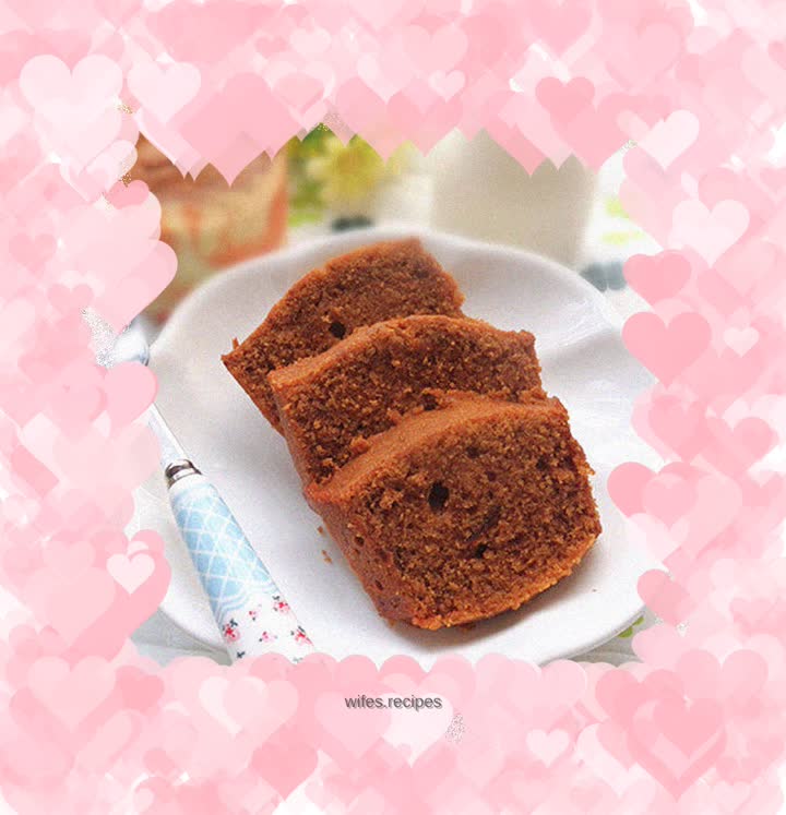 Brown sugar date cake