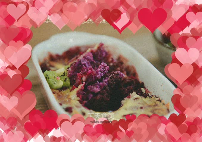 A different kind of purple sweet potato—Cheese Purple Sweet Potato Mashed