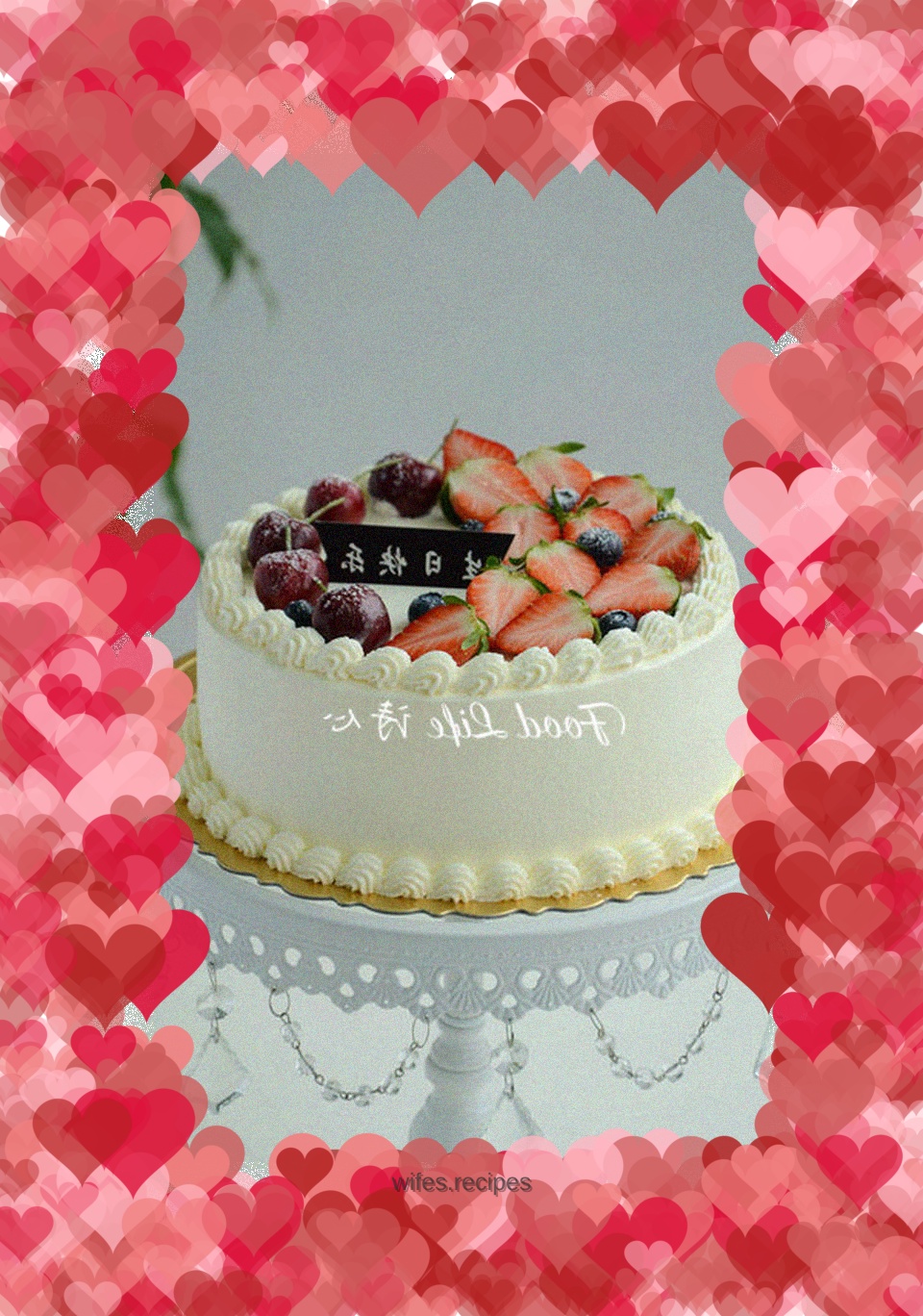【Fruit Cream Cake】--the most basic and delicious cake