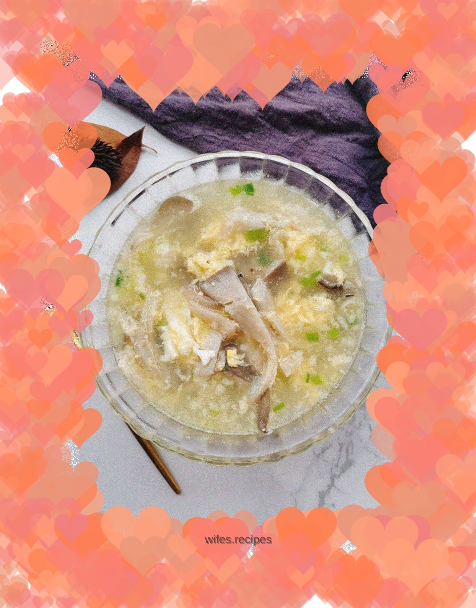 Mushroom and Egg Soup