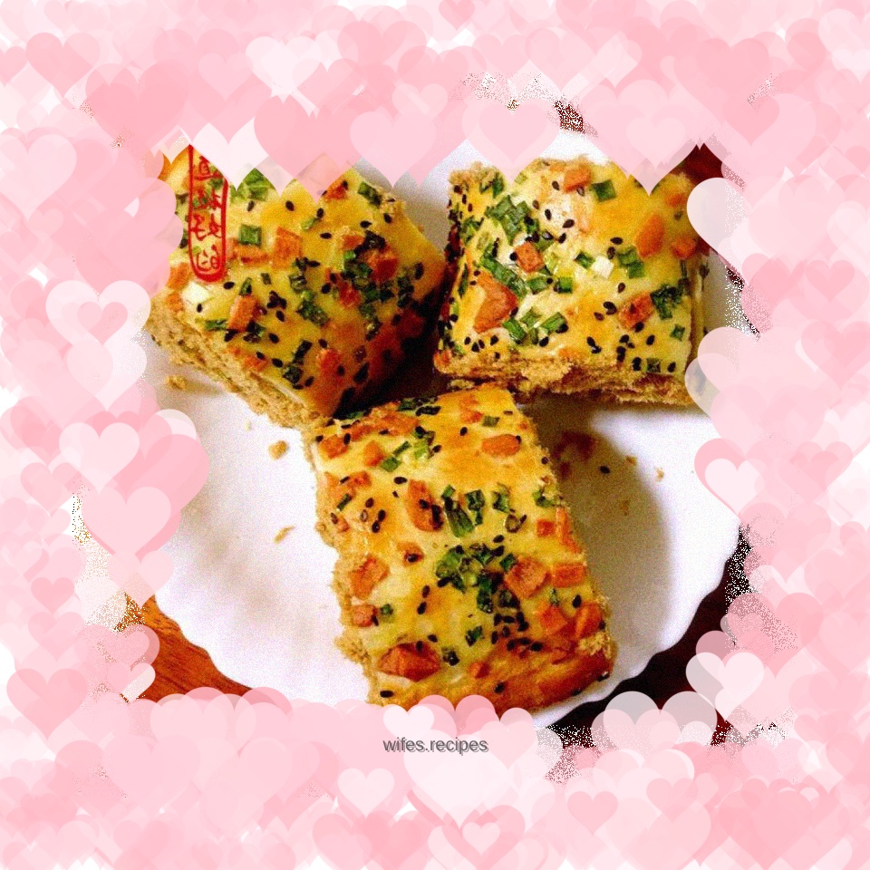 Green onion bread rolls