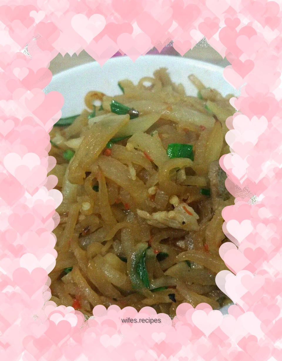 Appetizing white radish