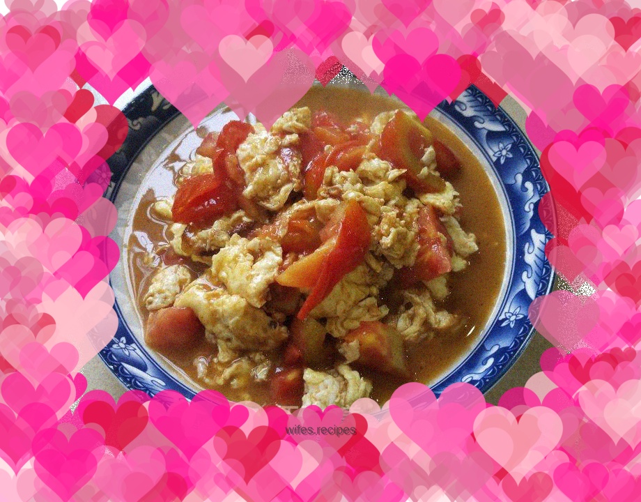 Tomato scrambled eggs