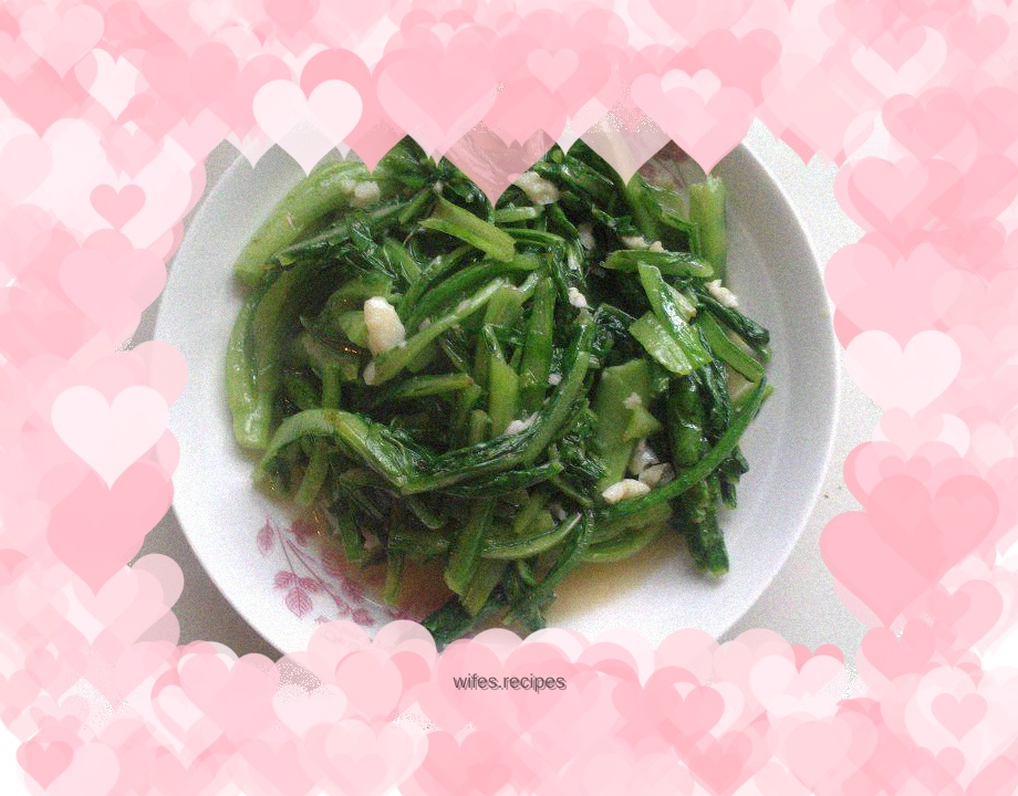 Garlic lettuce