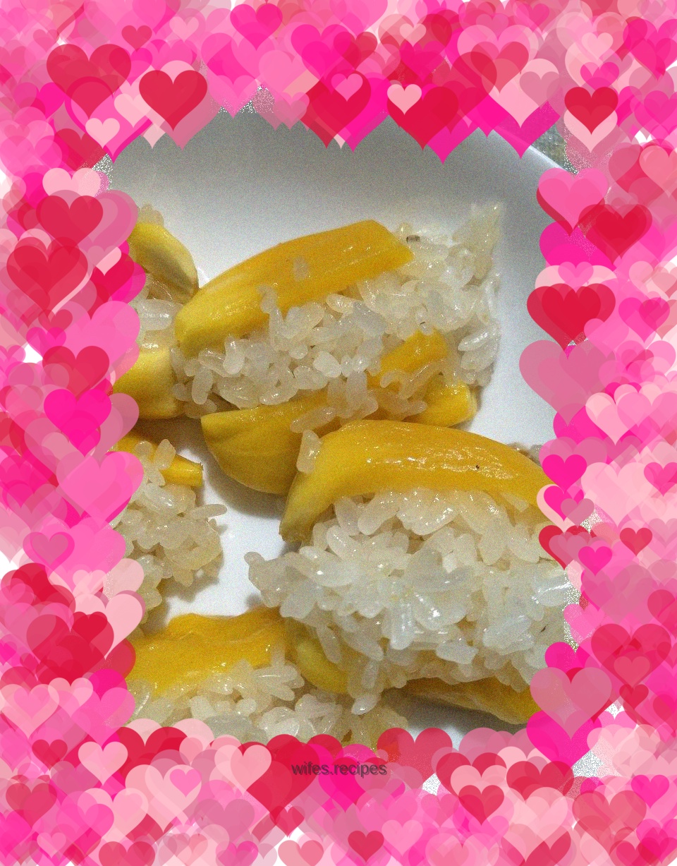 Jackfruit stuffed glutinous rice