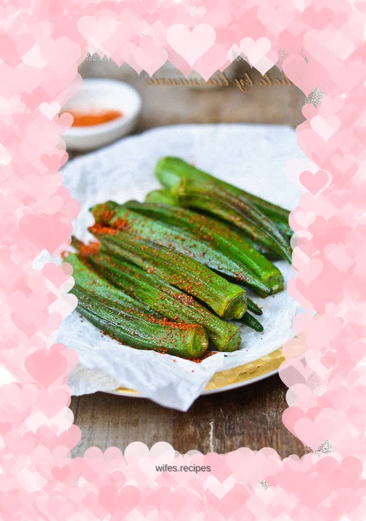 Pan-fried okra