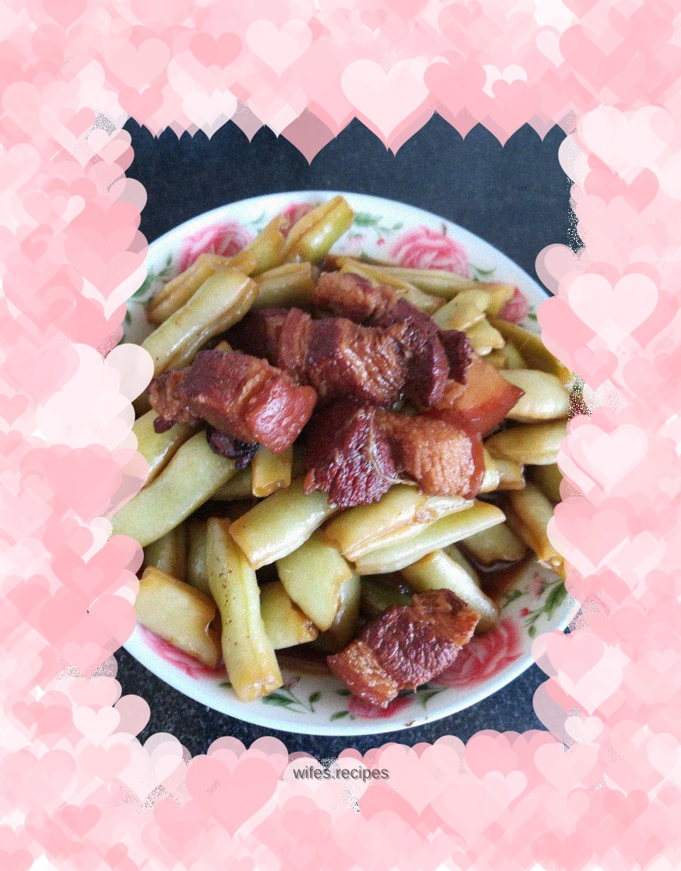 Pork Belly Stewed with Beans