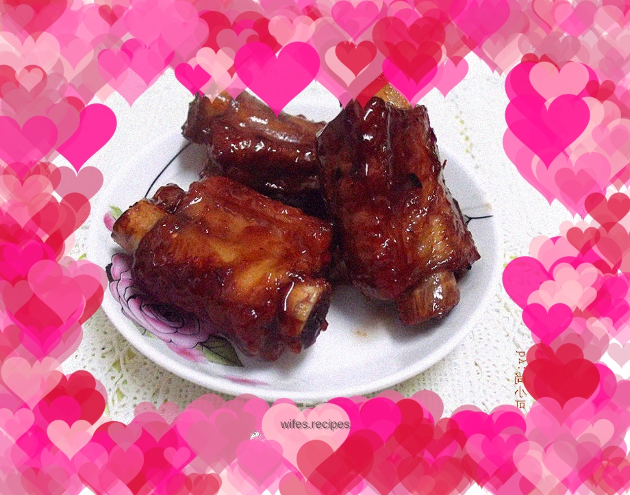 Fermented bean curd and pork ribs