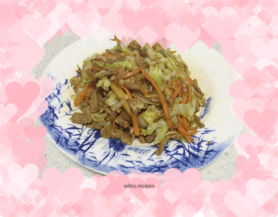 Stir-fried Shredded Pork with First Cabbage