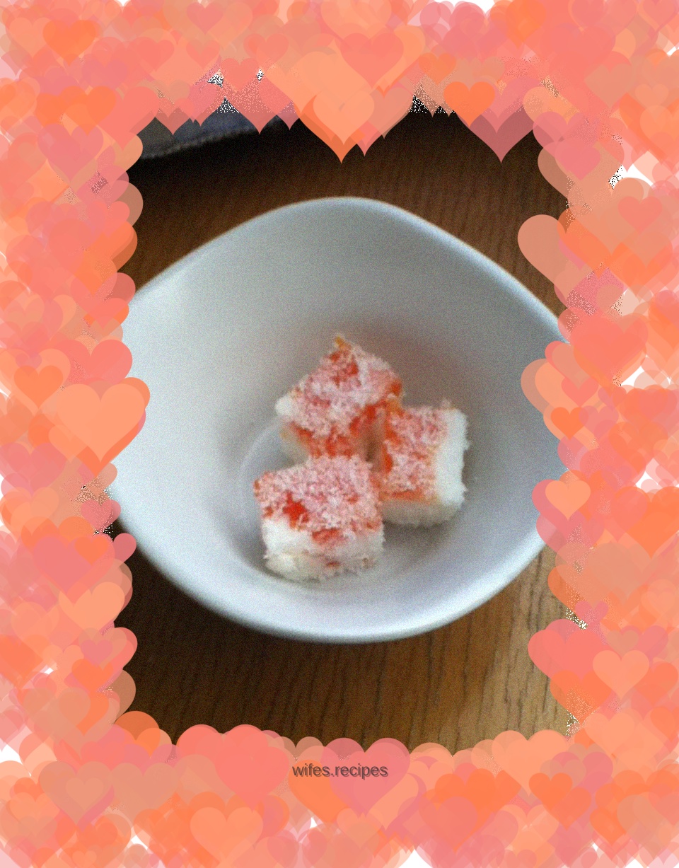 Small dessert---Papaya and coconut milk jelly