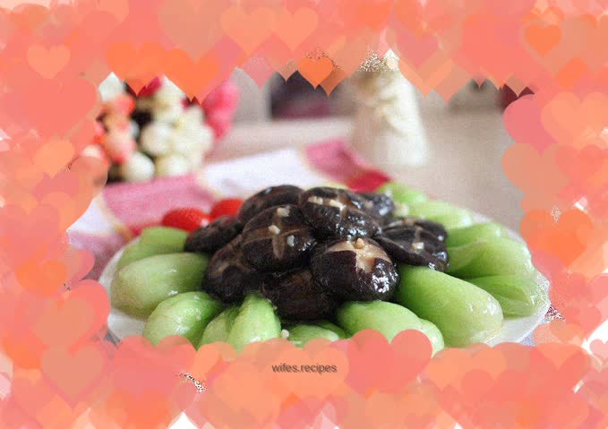 【Shiitake Mushrooms and Rapeseed】—a simple and quick home-cooked dish