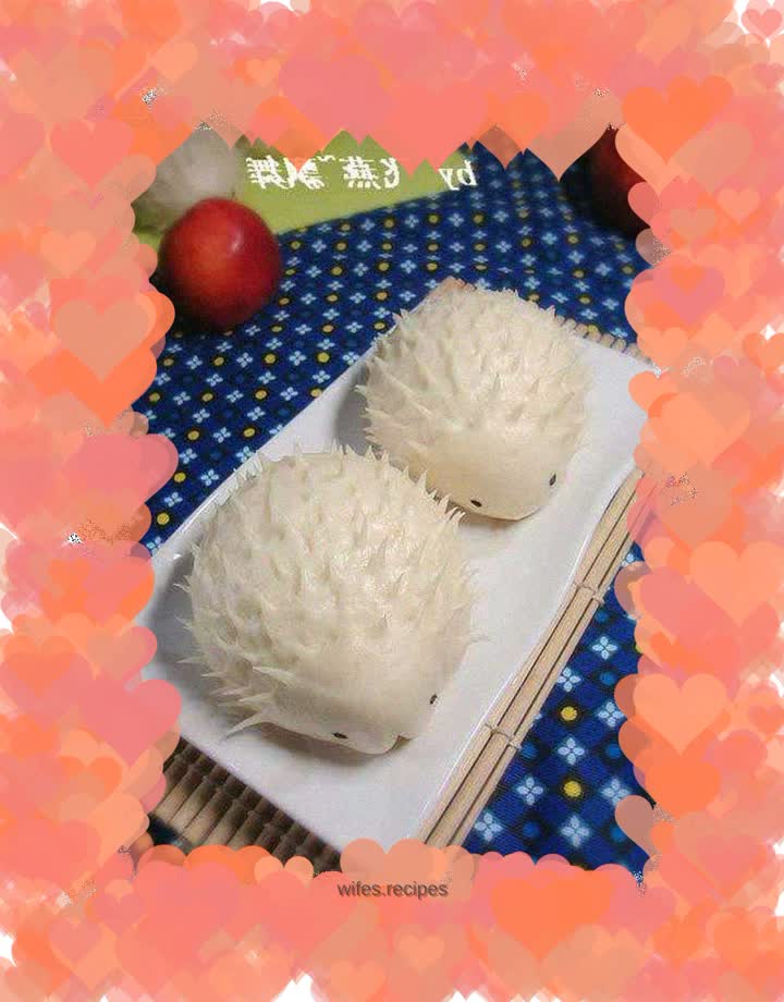 Cute【Floss Hedgehog Bun】