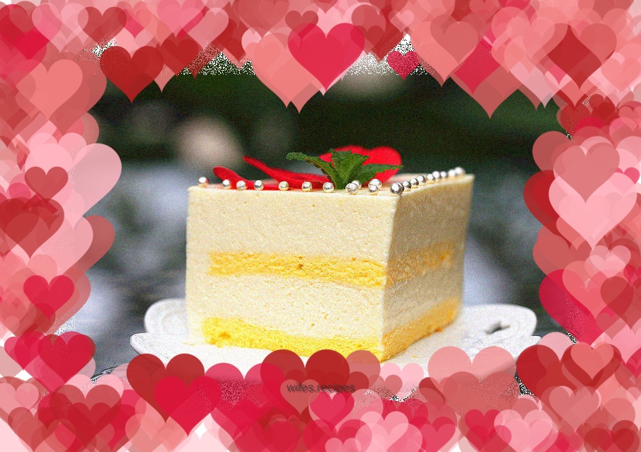 Durian mousse cake