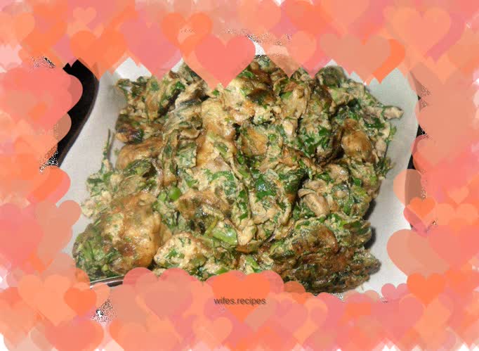 Dandelion fried eggs