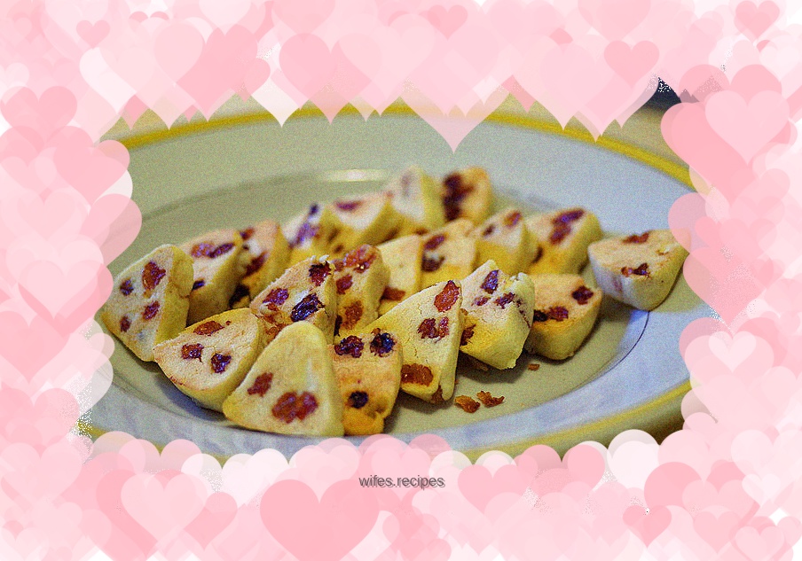 Raisin Butter Cookies