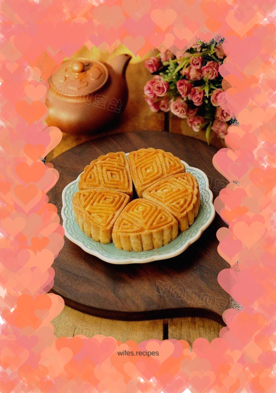 Cranberry Coconut Mooncake