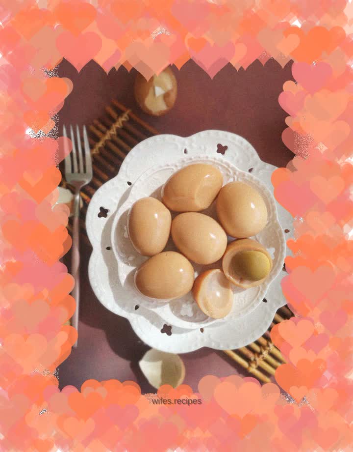 Steamed tea eggs