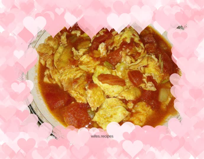 Scrambled eggs with tomatoes