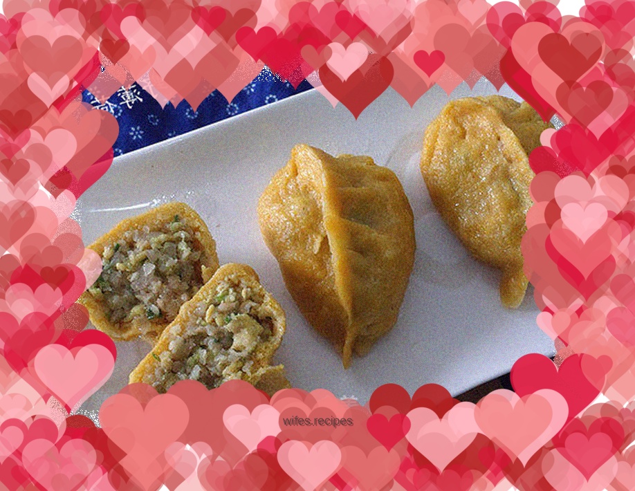 Golden cabbage dumplings