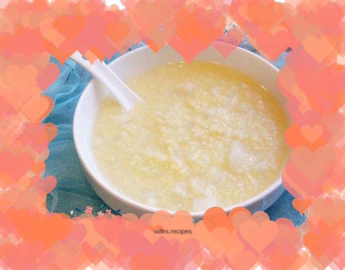 Yam and millet porridge