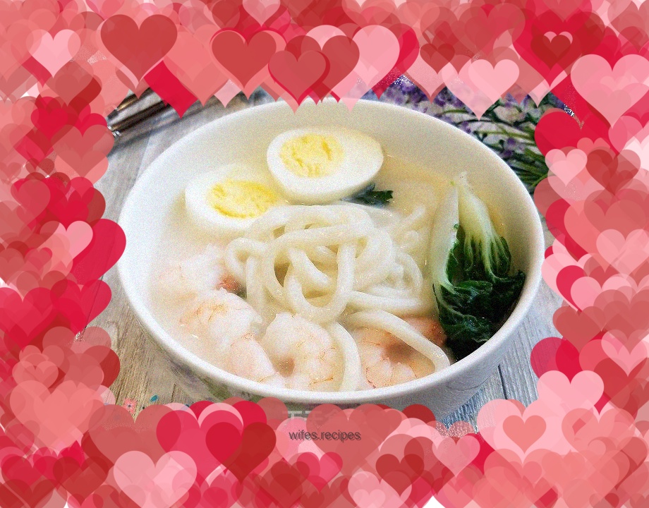 Pork bone soup udon