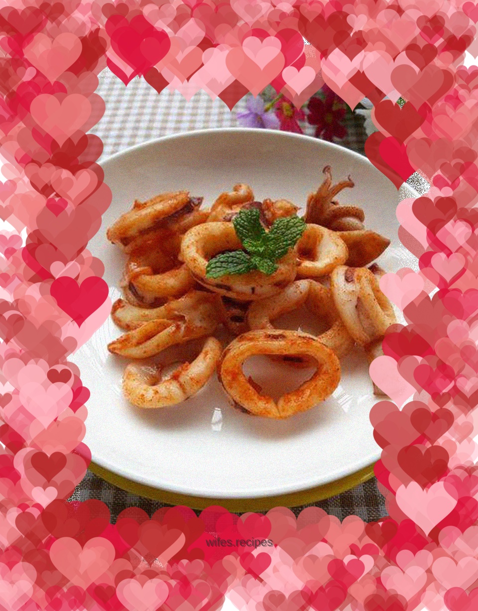 Grilled Squid with Sauce