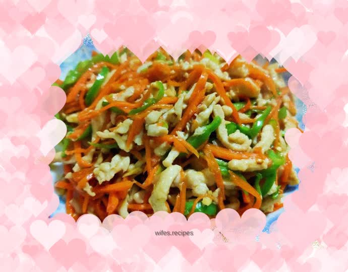 Fish-flavored shredded chicken