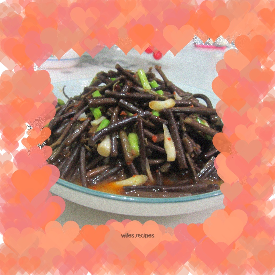 Garlic white mountain bracken