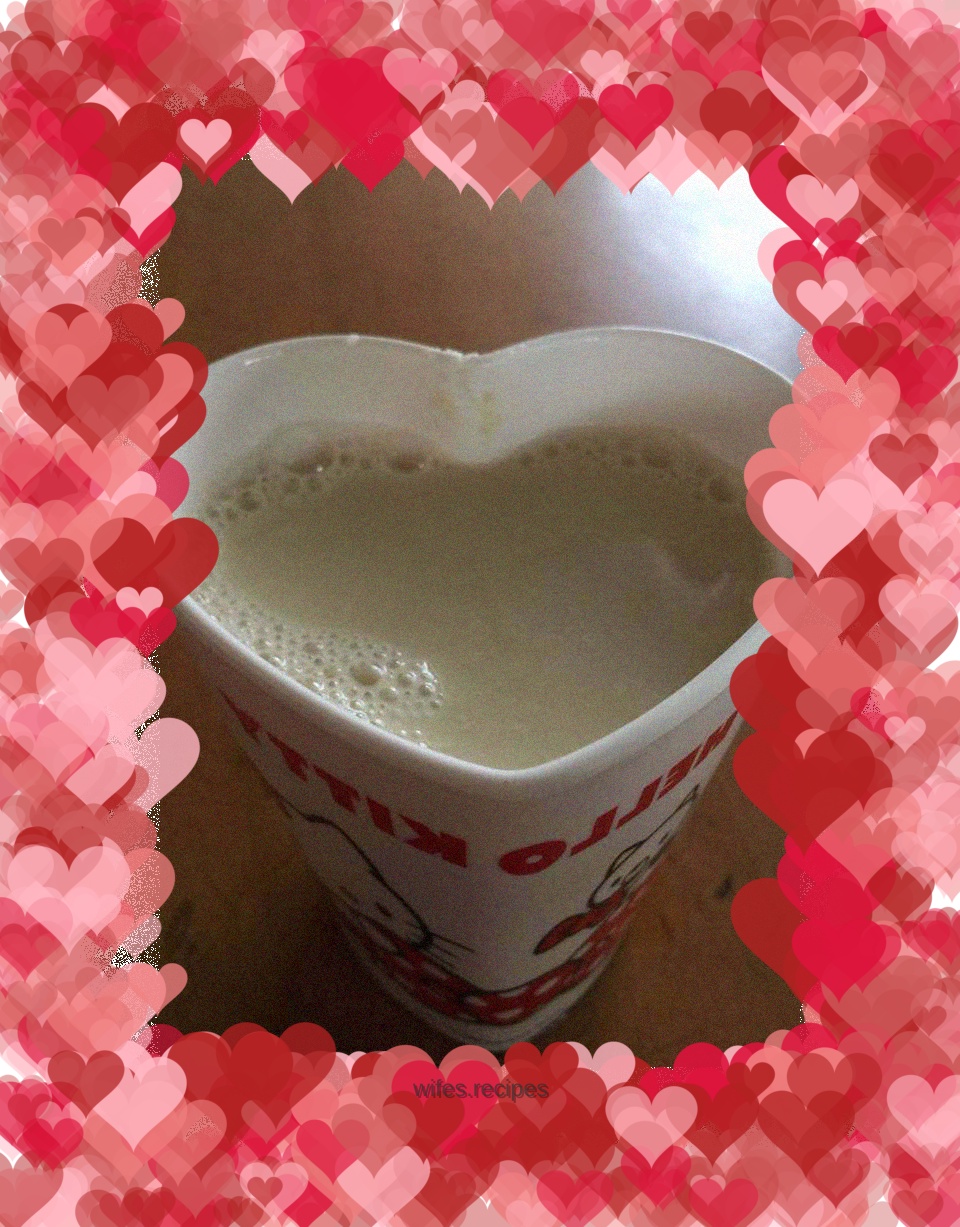 Brown sugar, red date and soy milk